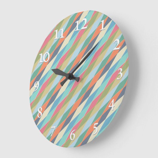 Grande Horloge Ronde Géometric, abstract. (Angle)