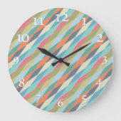 Grande Horloge Ronde Géometric, abstract. (Recto)