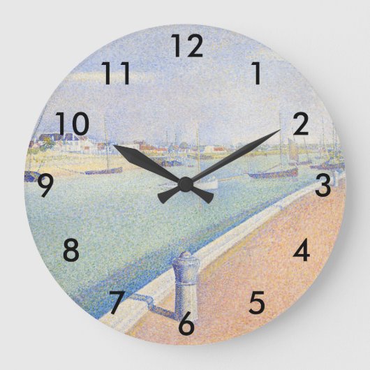 Grande Horloge Ronde Georges Seurat - Le chenal des cimes (Recto)
