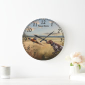 Grande Horloge Ronde  German Shorthaired Pointer  (Maison)