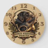 Grande Horloge Ronde German Wirehaired Pointer (Recto)