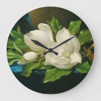 Giant Magnolias sur Blue Velvet Cloth