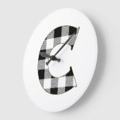 Grande Horloge Ronde Gingham Check C (Angle)