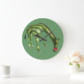 Grande Horloge Ronde Giraffe Manger de la pastèque (Maison)