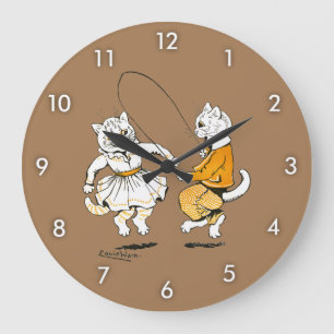 Grande Horloge Ronde Girls and Boys, Louis Wain