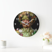 Grande Horloge Ronde Giuseppe Arcimboldo - Vertumnus (Maison)