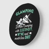 Grande Horloge Ronde Glamping Like Camping With Electricity Wine  (Angle)
