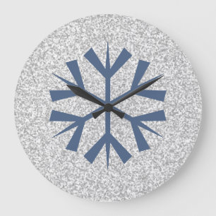 Grande Horloge Ronde Gland Gray Glitter