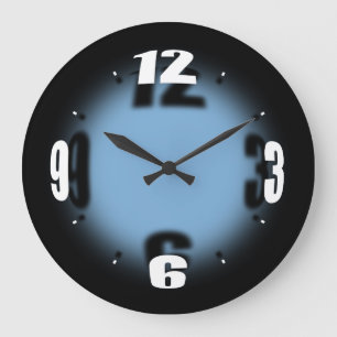 Grande Horloge Ronde "Globe original" - choisissez l'horloge 2 de