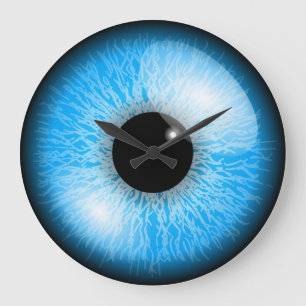 GRANDE HORLOGE RONDE GLODE OCULAIRE