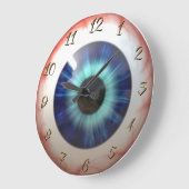 Grande Horloge Ronde Glode oculaire (Angle)