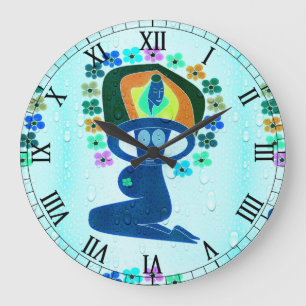 GRANDE HORLOGE RONDE GLOIRE À LA MÈRE VIERGE DE DIEU