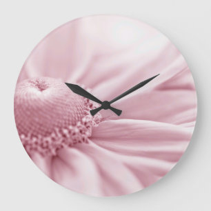 Grande Horloge Ronde Gloriosa Daisy Macro