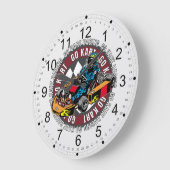 Grande Horloge Ronde Go Kart Racing (Angle)