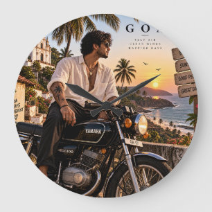 Grande Horloge Ronde Goa • Air salé, esprits clairs, jours plus heureux