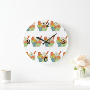 Grande Horloge Ronde gobelet à glace