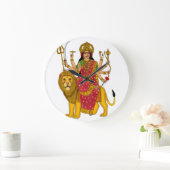 Grande Horloge Ronde Goddess Durga Clock (Maison)