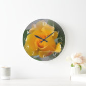 Grande Horloge Ronde Gold Rosebud (Maison)