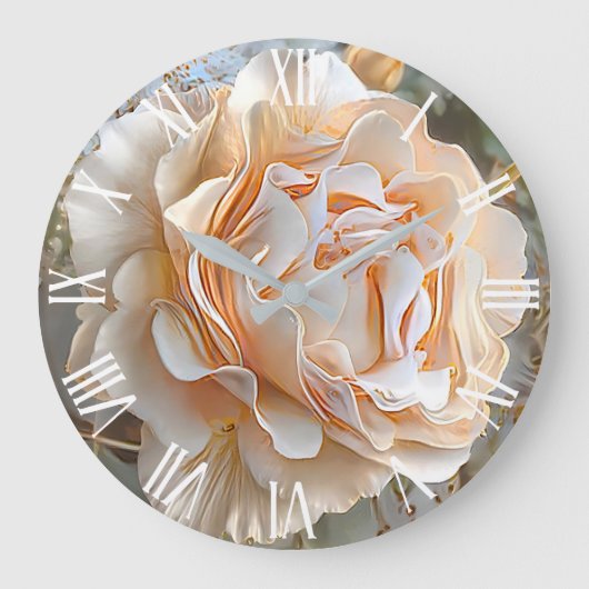 Grande Horloge Ronde Gold Silk Unique Rose (Recto)