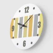 Grande Horloge Ronde Gold Silver Bronze Metal Hues (Angle)