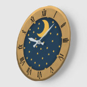 Grande Horloge Ronde Golden Time Starry Sky (Angle)