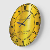 Grande Horloge Ronde Golden wedding Anniversary (Angle)