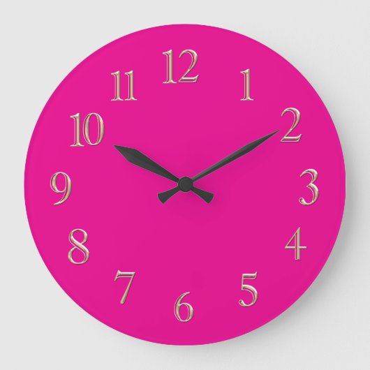 Grande Horloge Ronde GoldNuméroStarterMasqué (Recto)