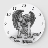 Grande Horloge Ronde Golem Gargoyle (Recto)