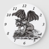 Grande Horloge Ronde Golem Gargoyle (Recto)