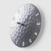 Grande Horloge Ronde Golf Ball Sport Clock Design (Angle)