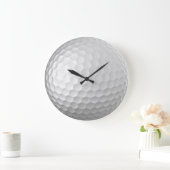 Grande Horloge Ronde Golf Ball Texture (Maison)