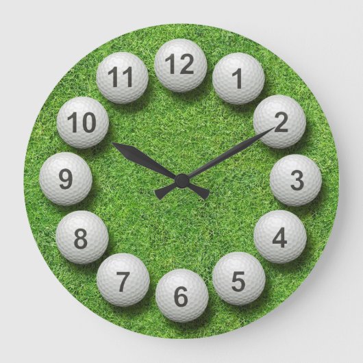 Grande Horloge Ronde Golf Balls Timepiece (Recto)
