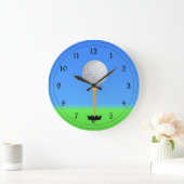 Grande Horloge Ronde Golf - Golf Ball on a Tee (Maison)