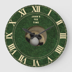 Grande Horloge Ronde Golf personnalisé
