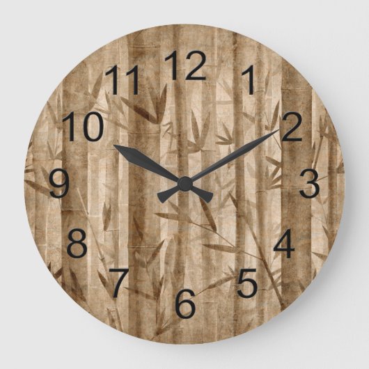 Grande Horloge Ronde Gorgeous Natural Bamboo (Recto)