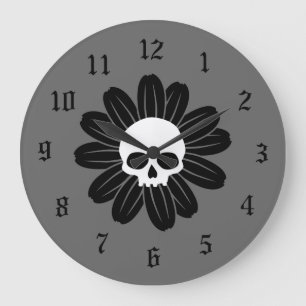 Grande Horloge Ronde Gothflower