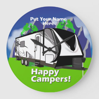 Grande Horloge Ronde Grand Design Imagine Happy Campers Design