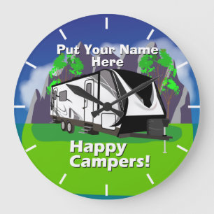 Grande Horloge Ronde Grand Design Imagine Happy Campers Design