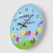 Grande Horloge Ronde Grand-mère est mon nom. Spoiling est mon jeu. (Angle)