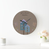 Grande Horloge Ronde Grand-mère Kitchen Clock (Maison)