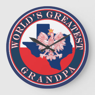 Grande Horloge Ronde Grand-père du monde