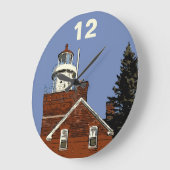 GRANDE HORLOGE RONDE GRAND POINT DE BAIE (Angle)