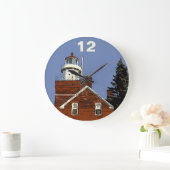 GRANDE HORLOGE RONDE GRAND POINT DE BAIE (Maison)