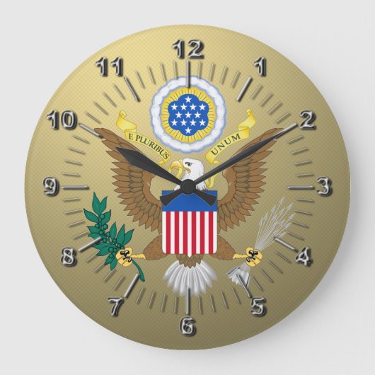 Grande Horloge Ronde Grand Sénat des États-Unis (Recto)