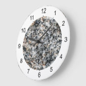 Grande Horloge Ronde Granit - Roche dure (Angle)