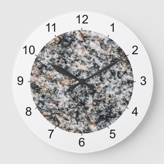 Grande Horloge Ronde Granit - Roche dure (Recto)