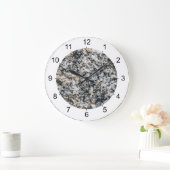 Grande Horloge Ronde Granit - Roche dure (Maison)