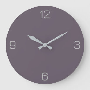 Grande Horloge Ronde Granite Grey 655967 Couleur, avec option Ajouter u