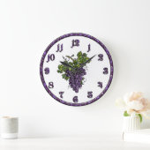 Grande Horloge Ronde Grape de Purple (Maison)