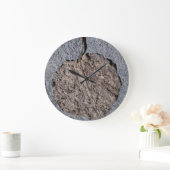 Grande Horloge Ronde Graphique/ Texturé (Maison)